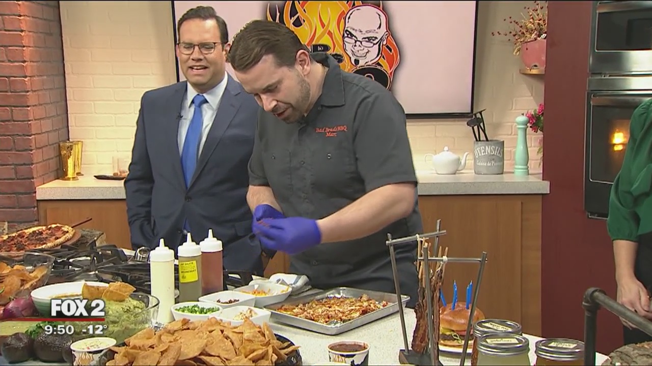 Super Bowl party foods with Bad Brads BBQ