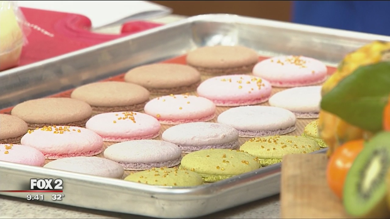 Heart Shaped Macaroons