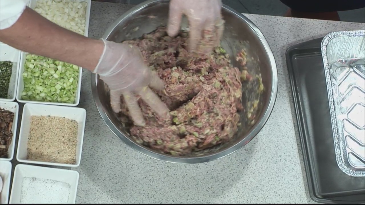 Andiamo shows us how to make veal and mushroom meatloaf
