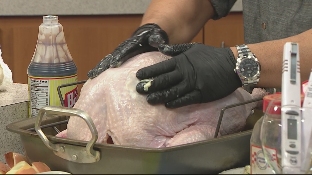 Making a Thanksgiving turkey with Chef Bobby