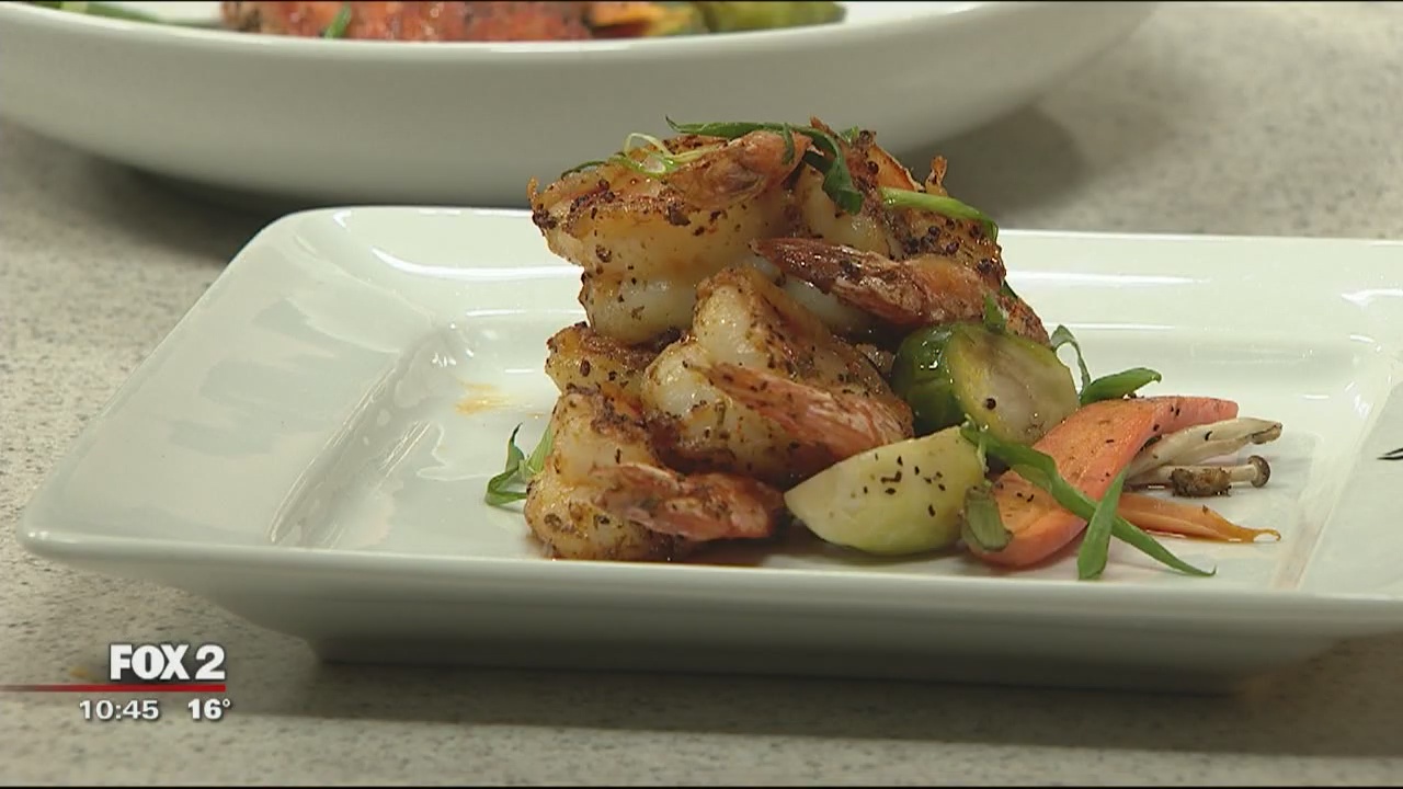 Flavorful salmon and spinach dish