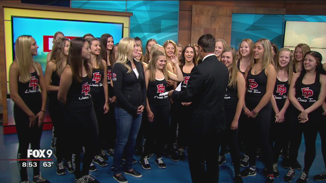 Eden Prairie dance team joins the Friday dance-off