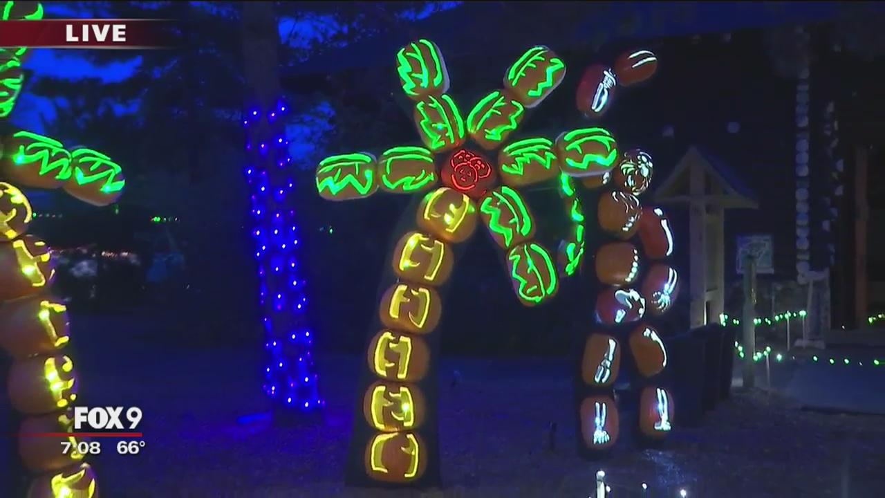 Todd Walker checks out Pumpkin Nights at State Fairgrounds