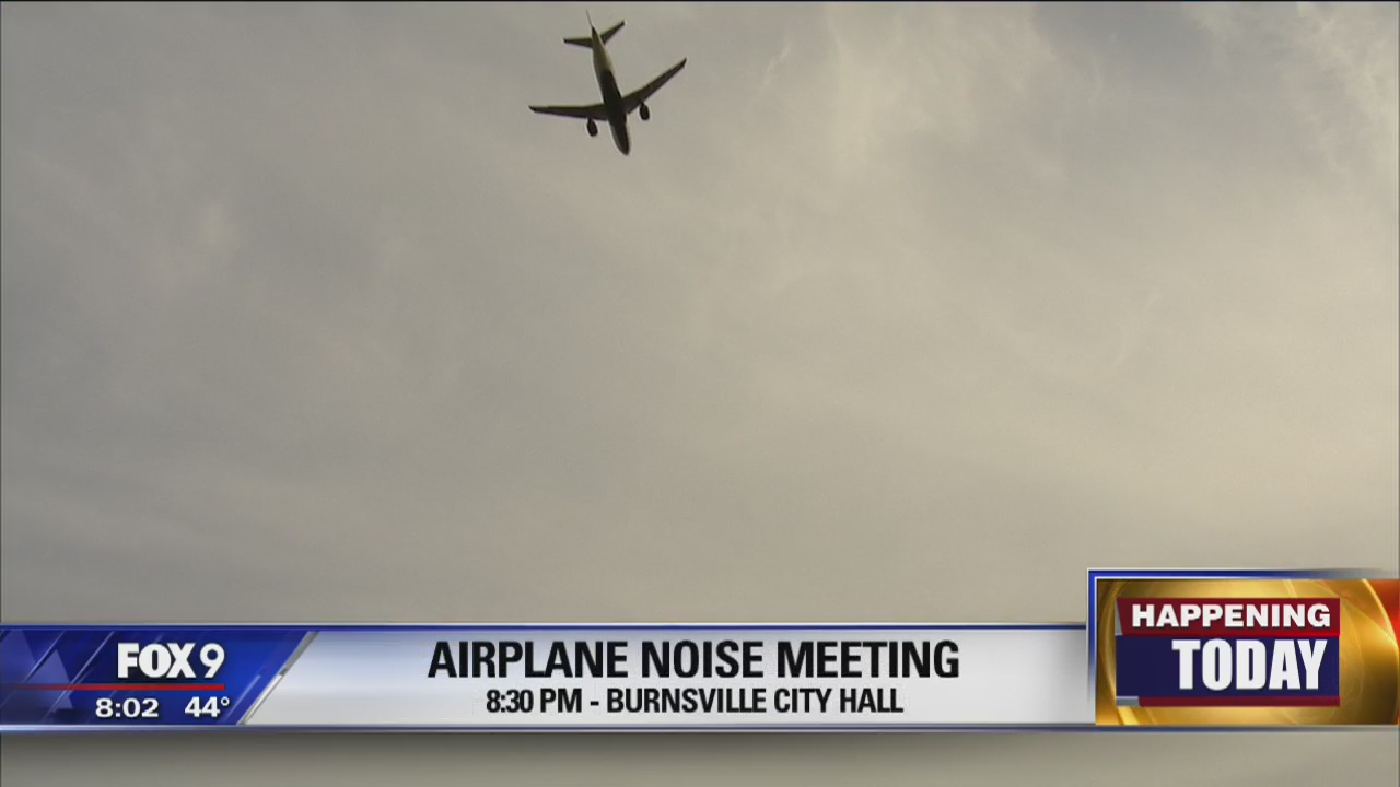 Burnsville officials to address airplane noise concerns