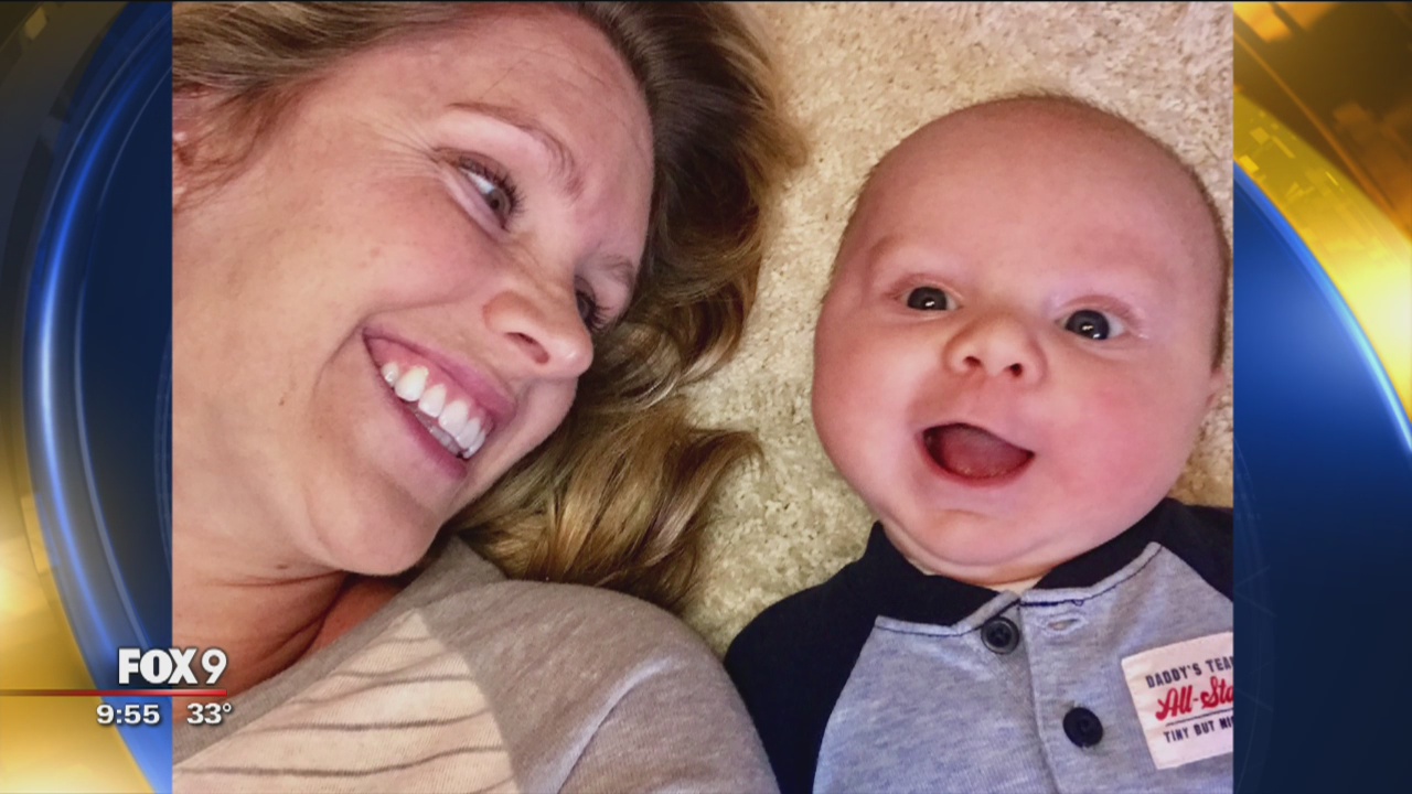 Leah Beno stops by with Baby Vincent