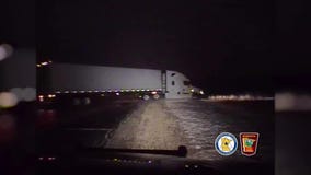 Semi nearly hits Minnesota troopers in Inver Grove Heights