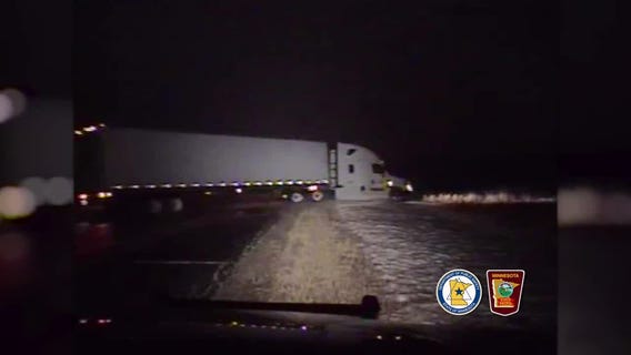 Semi nearly hits Minnesota troopers in Inver Grove Heights