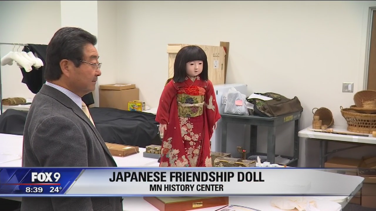 Japanese friendship doll on display at Minnesota History Center
