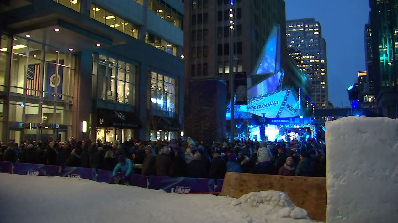 Super Bowl LIVE lighting ceremony