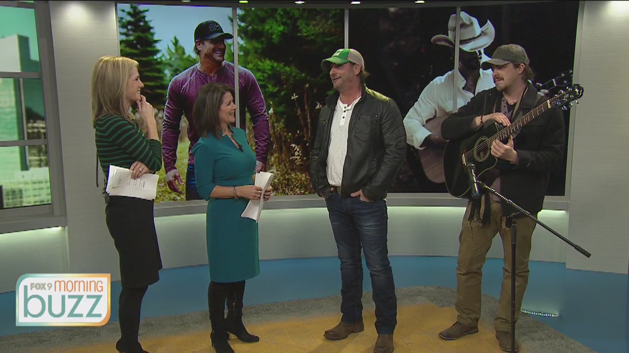 Country artist Dave McElroy visits the Buzz set