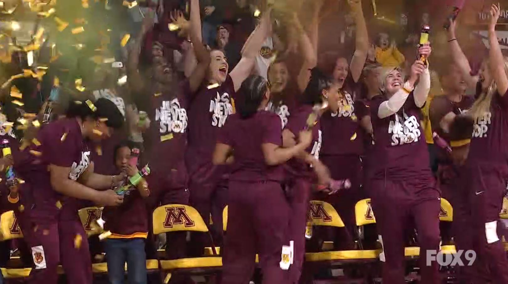 Gophers women's basketball celebrates big to NCAA Tournament