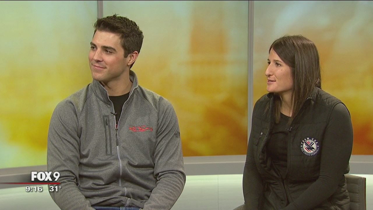 Crashed Ice Champion Amanda Trunzo, Hockey competitor Cameron Nassaz