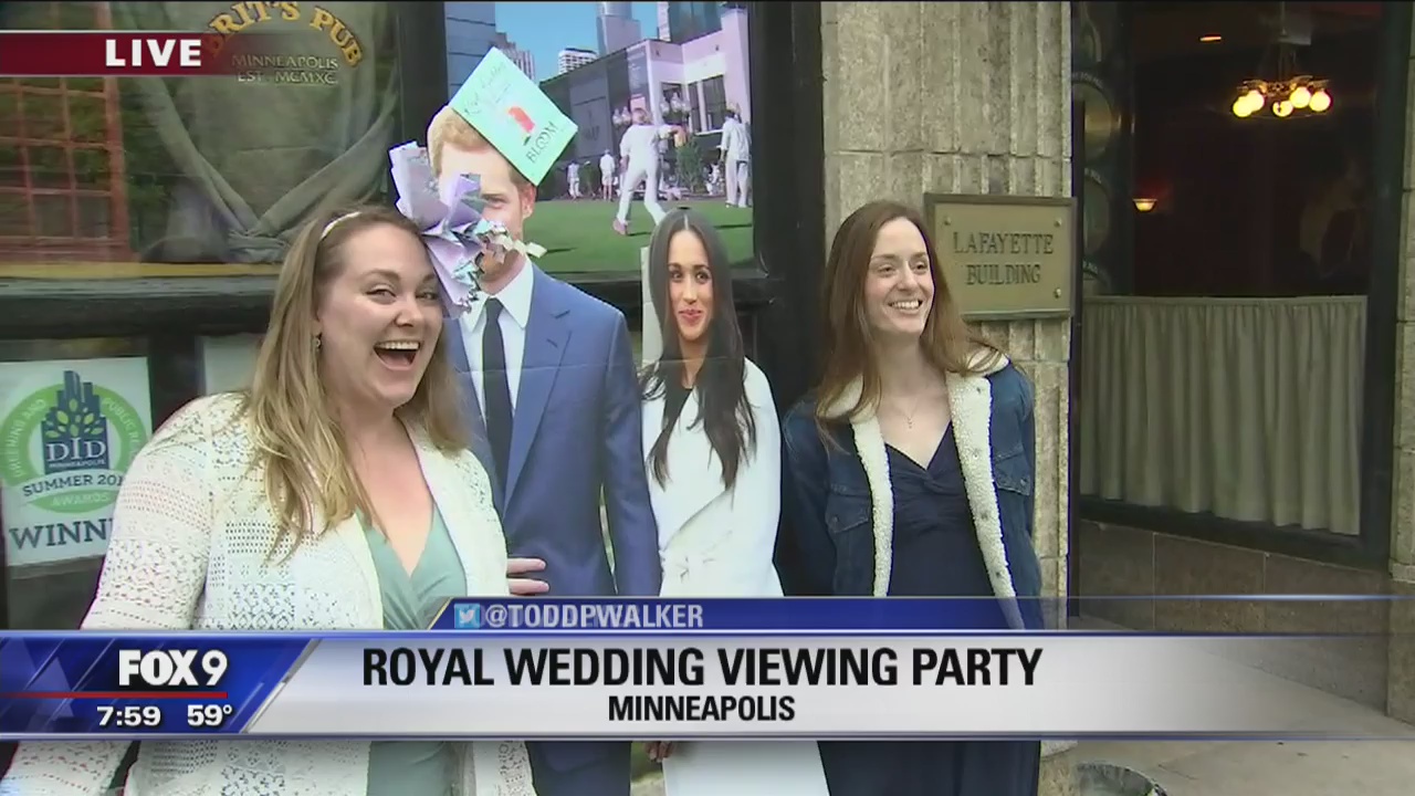 Minneapolis celebrates Royal Wedding with viewing at Brit's Pub