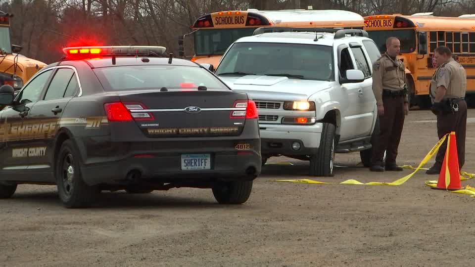 2 empty schools buses hit by gunfire in Delano, MN