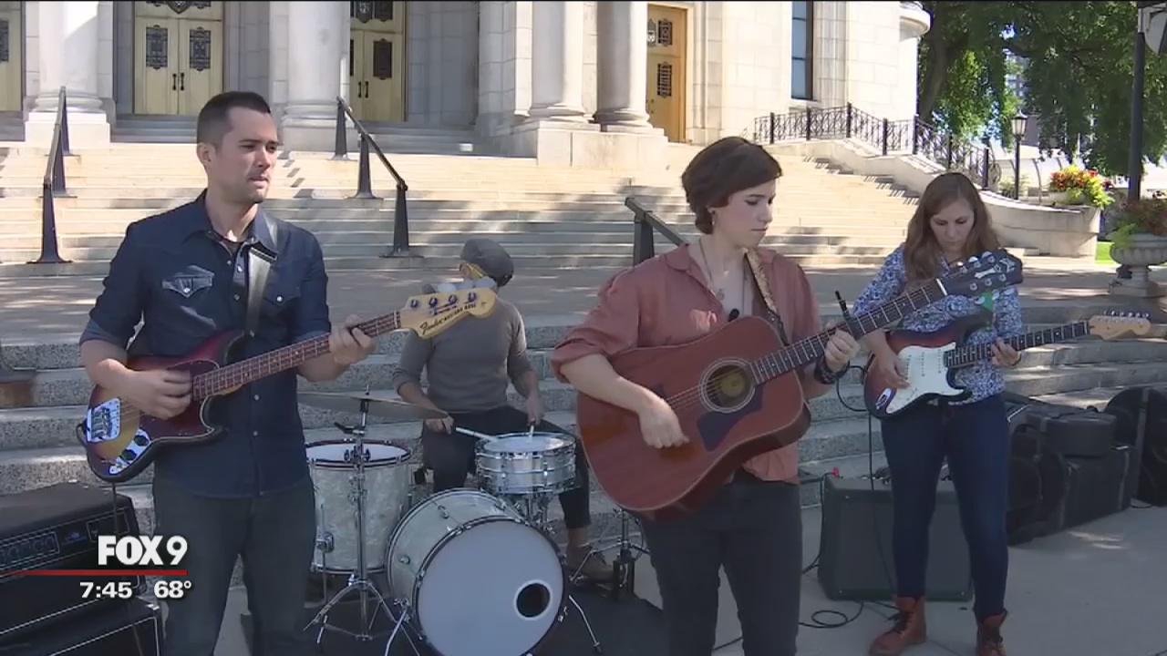Todd Walker checks out Basilica Block Party 2018