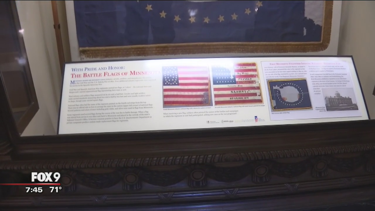 Flags at the Minnesota State Capitol