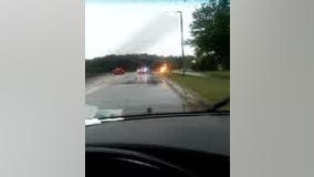 Lightning strike starts fire in Isanti, Minnesota