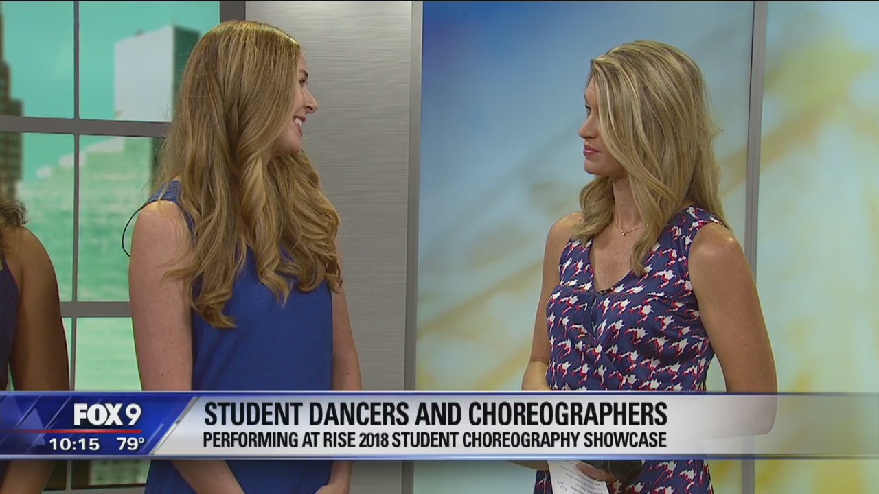 Student dancers and choreographers stop by Fox 9