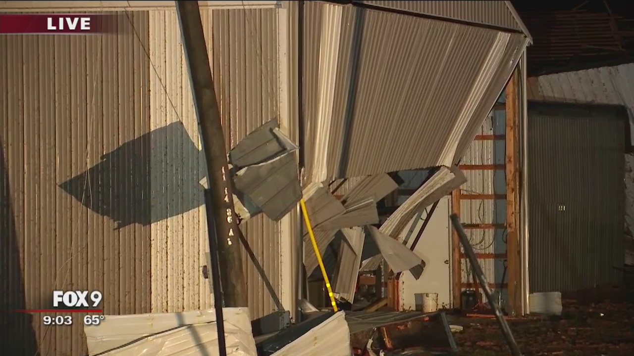 Faribault Municipal Airport damaged in storm