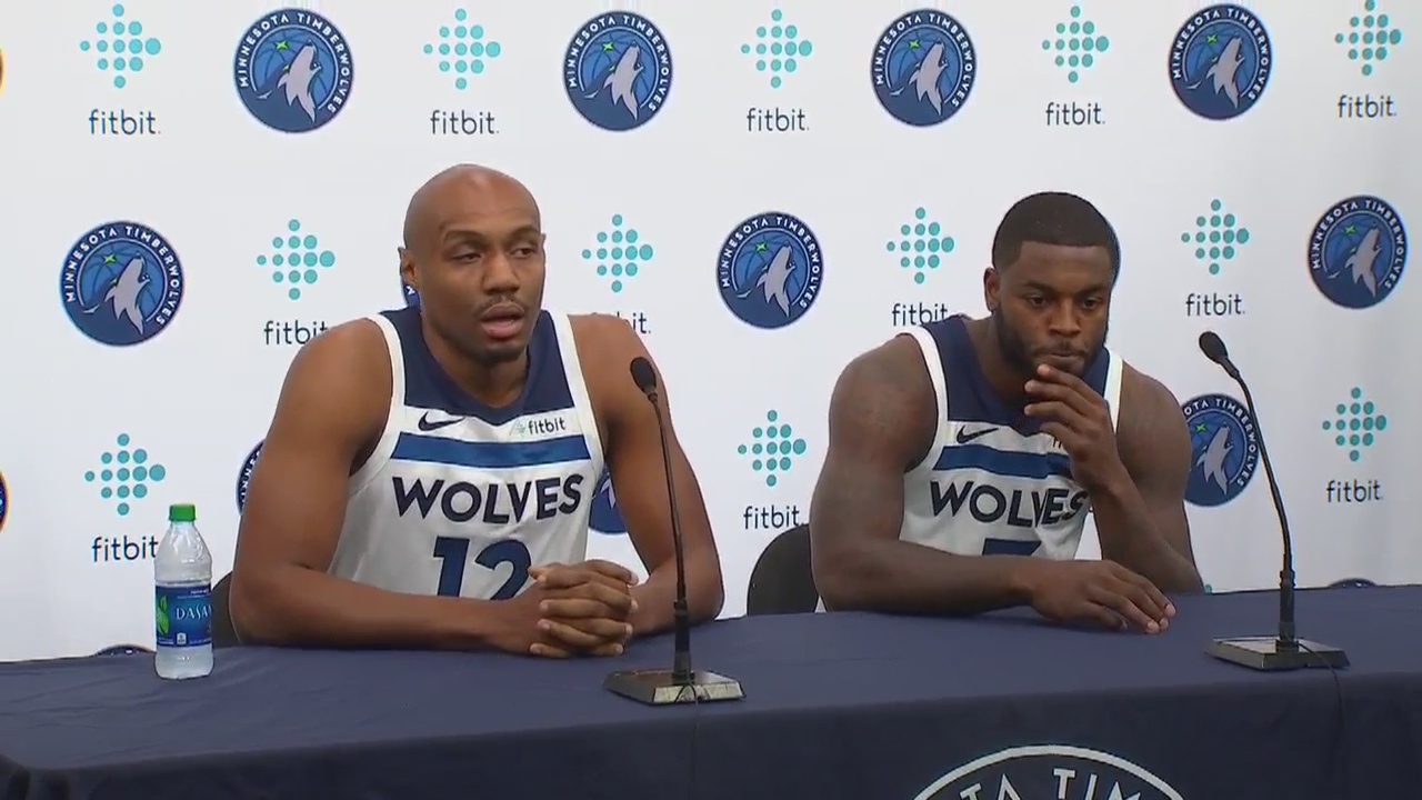 Timberwolves Media Day: C.J. Williams and Jeff Teague