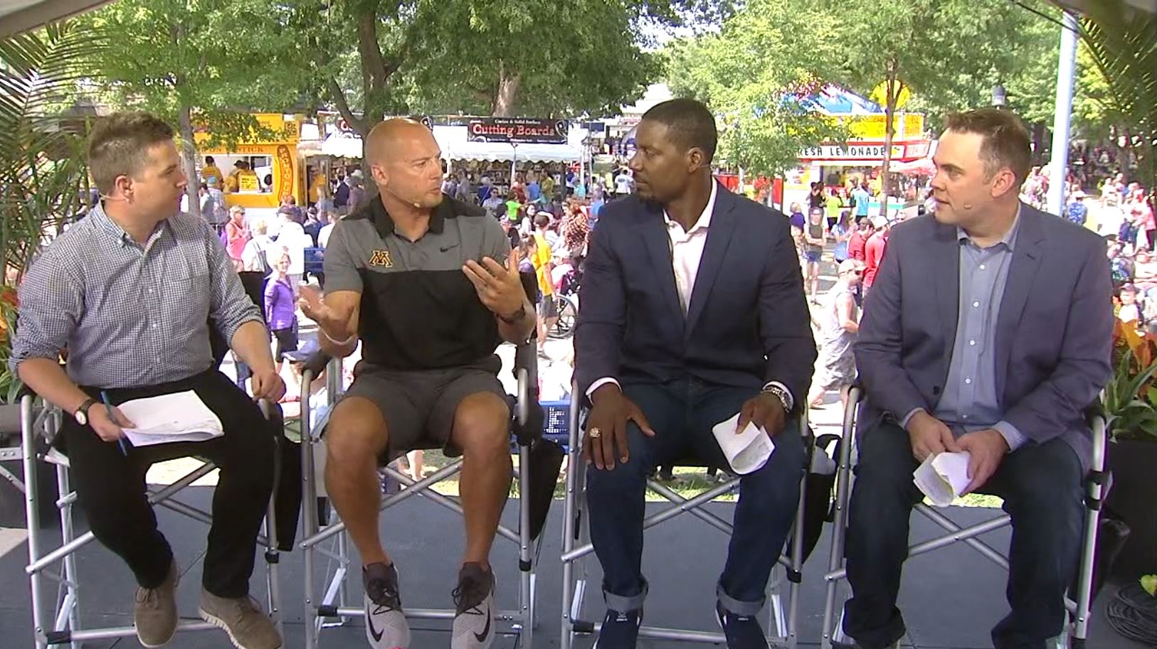 PJ Fleck Show at the Minnesota State Fair
