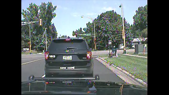 Dashcam shows distracted driver striking New Hope, Minn. police officer