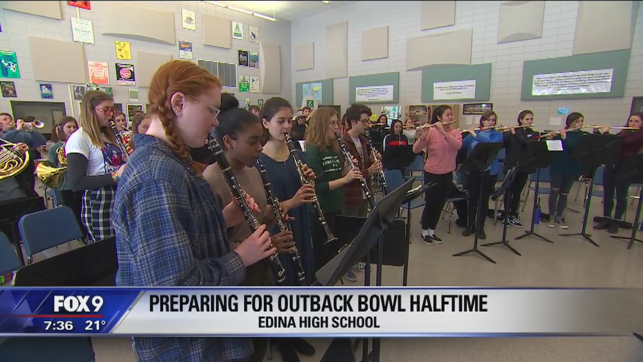 Two Twin Cities marching bands preparing for the big stage