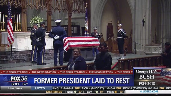 Final farewell to George HW Bush
