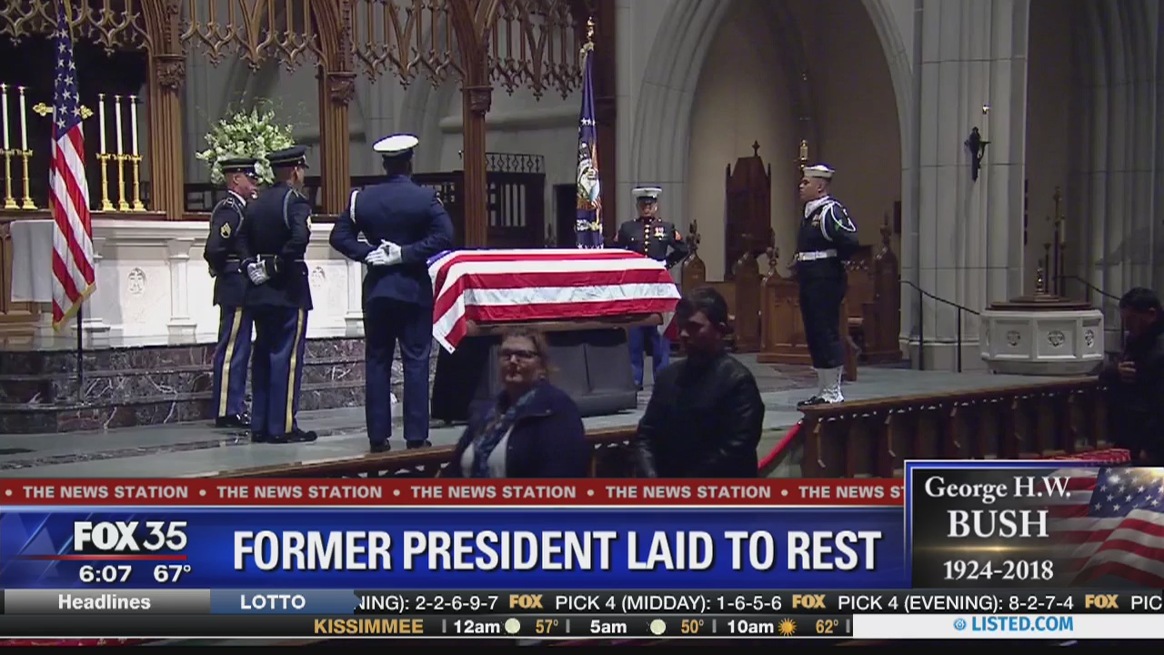 Final farewell to George HW Bush