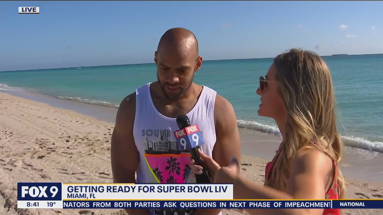 Shayne at the Super Bowl