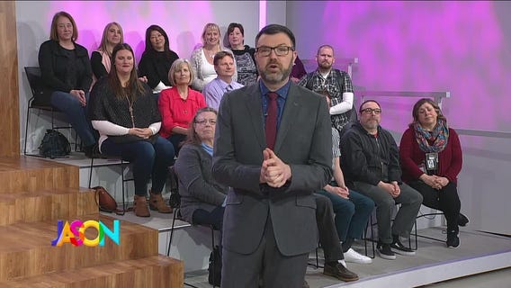 Producer Ted learns to walk, pose and smile like a pageant star