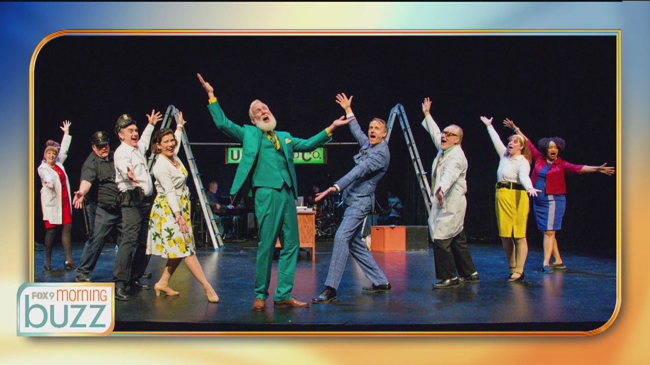 Stars of Theatre 55's bladder- busting satire, "Urinetown" perform on the Buzz