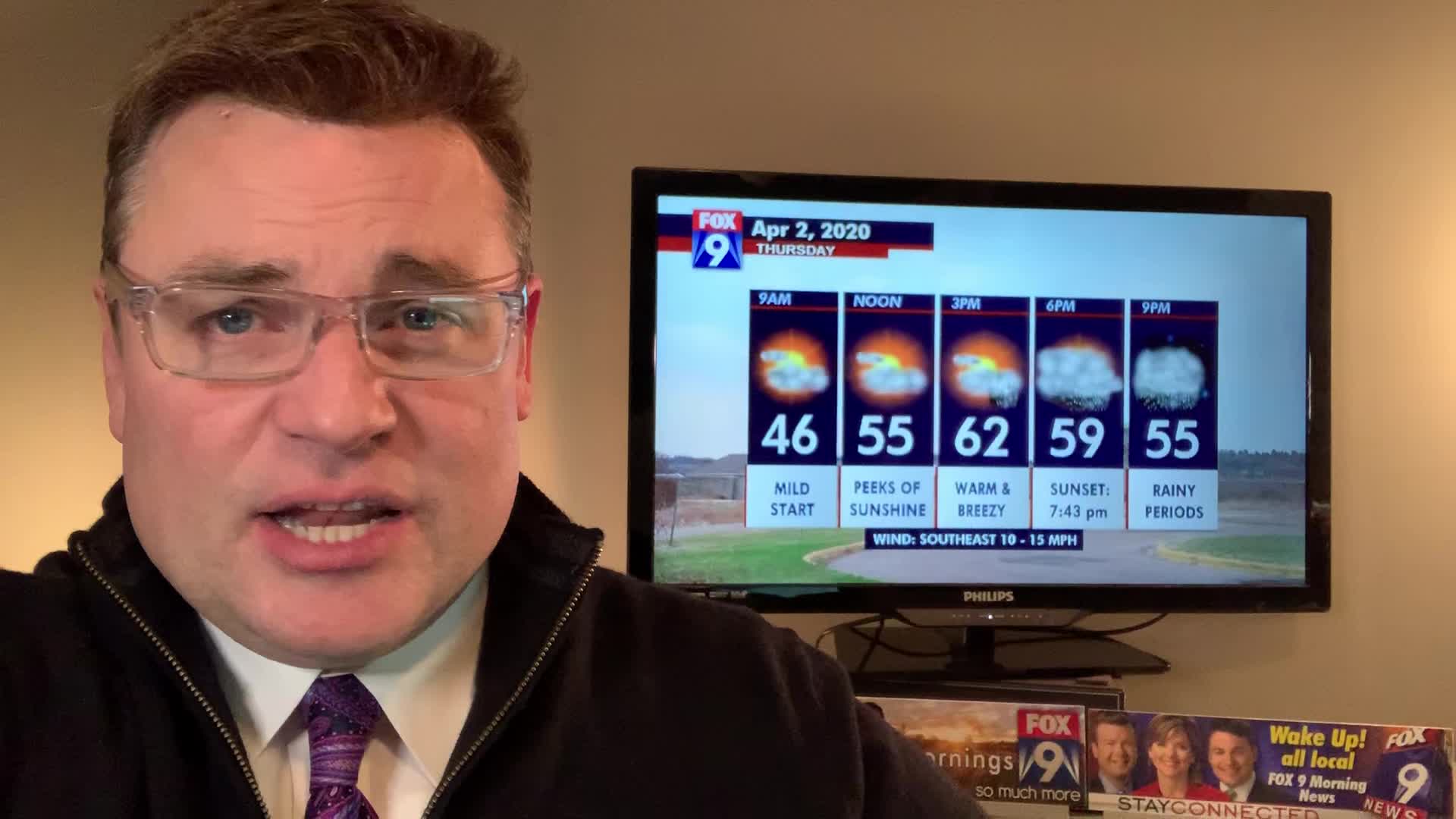 Thursday's forecast: Highs in the 60s