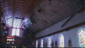 Church roof collapse