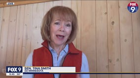 Minnesota Senator Tina Smith talks with FOX 9