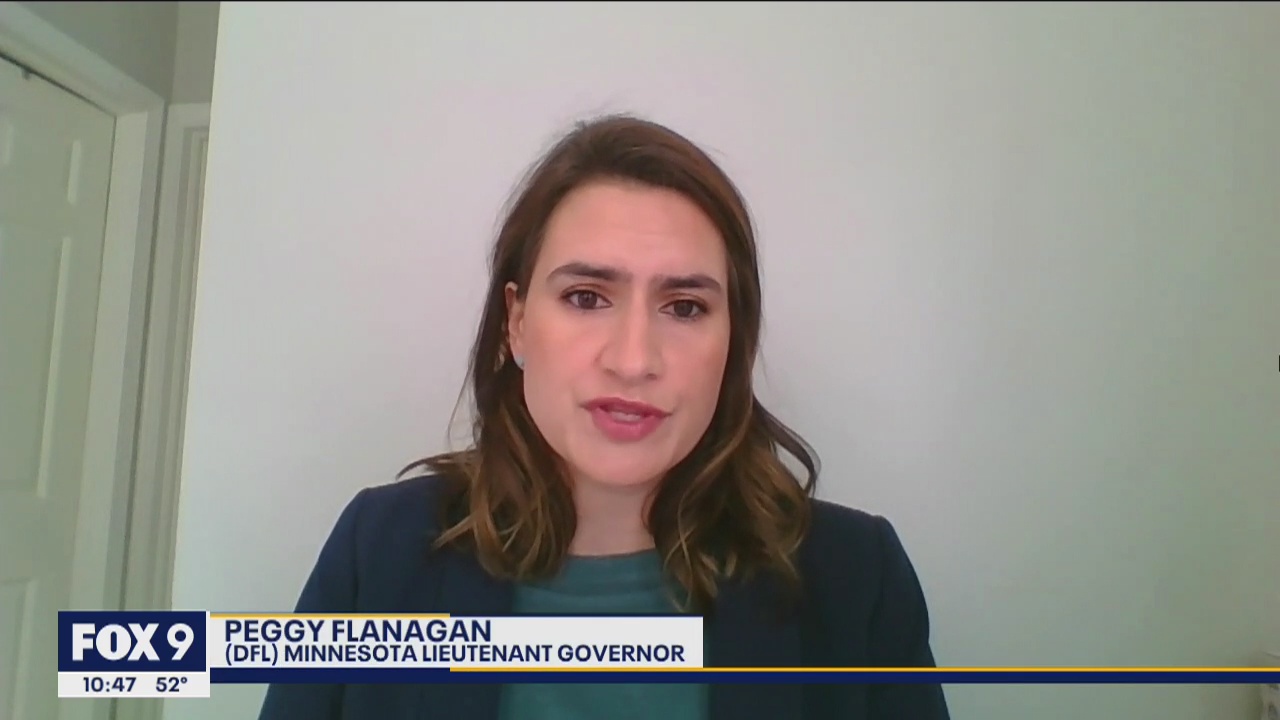 Minnesota Lieutenant Governor Peggy Flanagan talks with FOX 9 Morning News