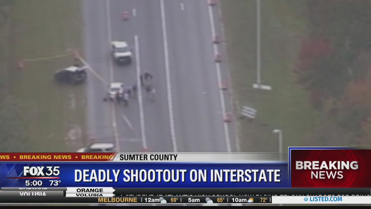 Deadly shootout on Interstate 75 in Florida