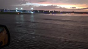 Flooded runway closes Rochester Airport Friday morning