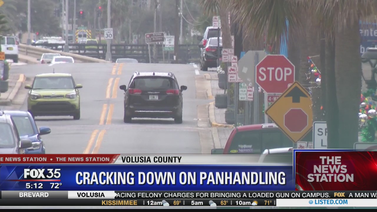 Crackdown on panhandling in Daytona Beach