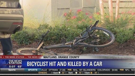 Bicyclist hit and killed by car