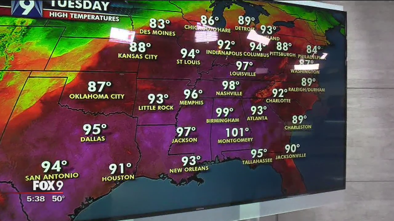 All time October record highs fall in the southeast