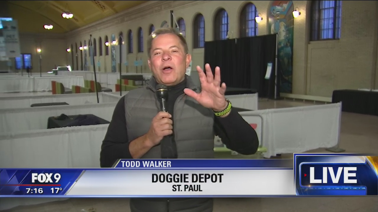 Todd Walker checks out the Doggie Depot