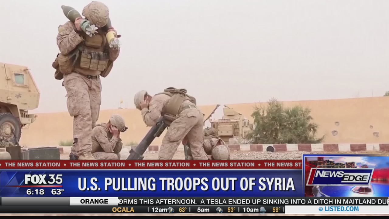 US pulling troops out of Syria