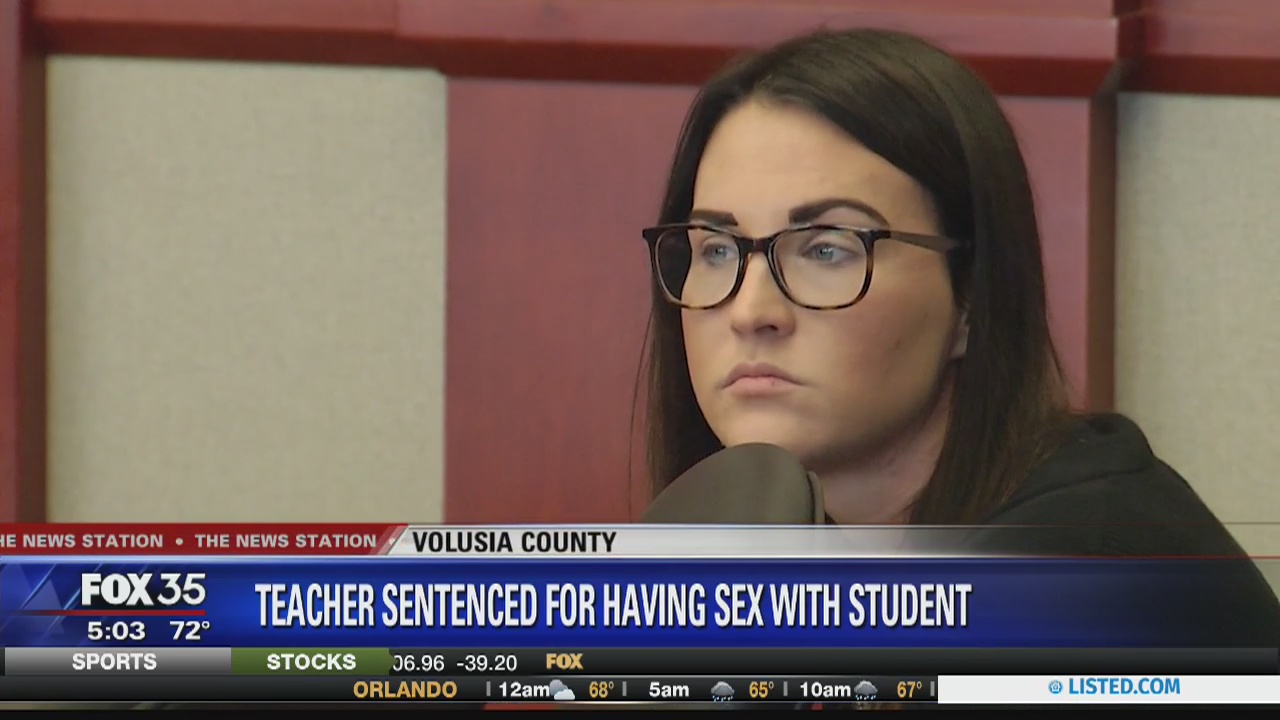 Teacher sentenced for having sex with student