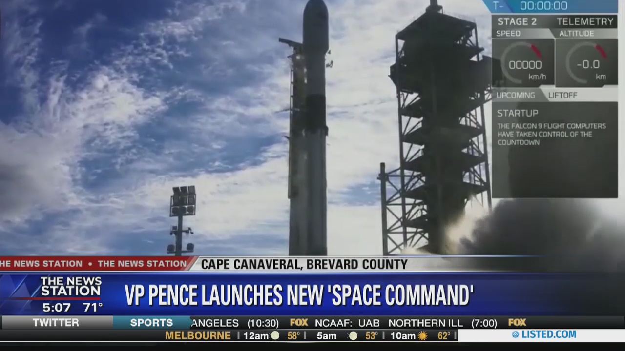 VP Pence announces new 'Space Command'