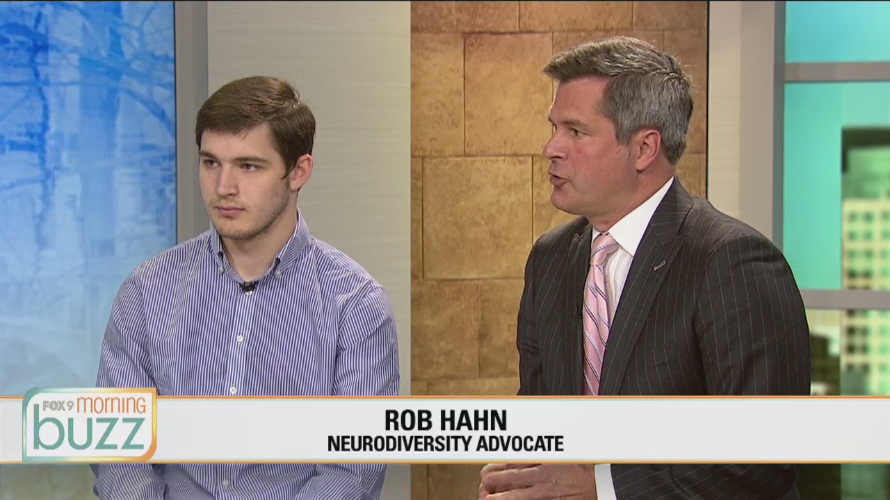 Neurodiversity advocates stop by Fox 9 Buzz