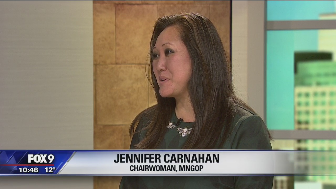 MN GOP Chairwoman Jennifer Carnahan talks ahead of Klobuchar event