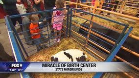 Todd Walker checks out the Miracle of Birth Center at the Minnesota State Fair
