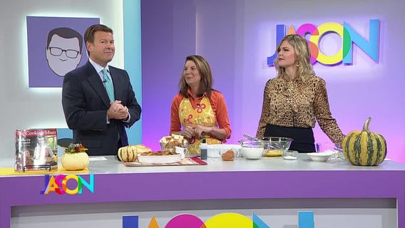 Pumpkin french toast bake with The Cooking Mom