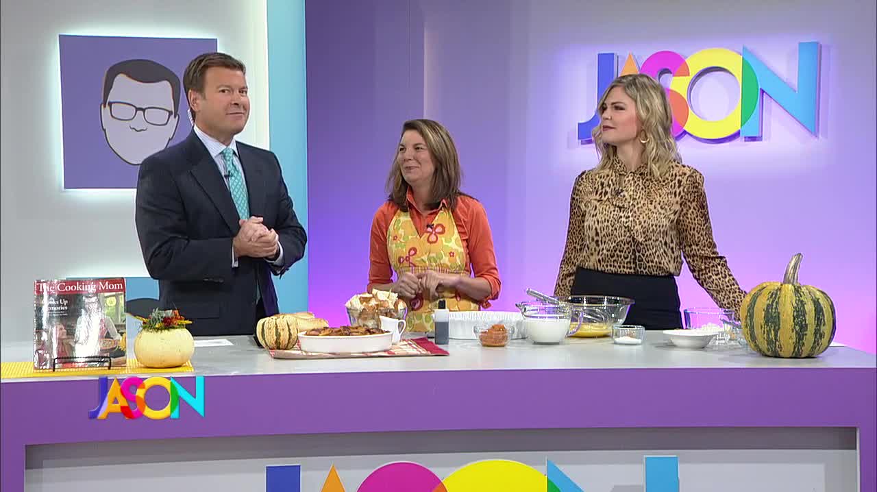 Pumpkin french toast bake with The Cooking Mom